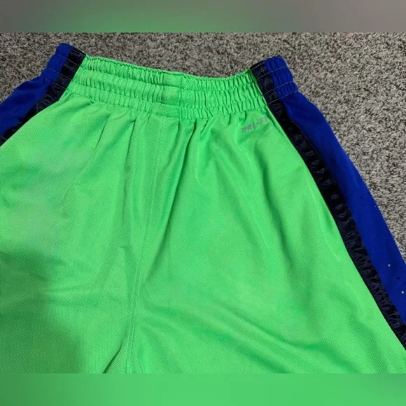 Mens Nike Dri-Fit Active Basketball Shorts Sweat Tracksuit Green Blue Size M - Picture 6 of 6